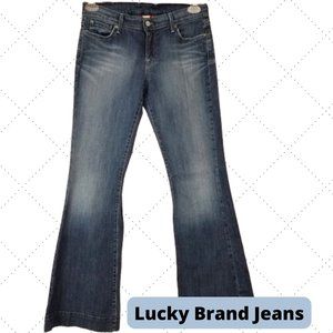 LUCKY BRAND Sundown Wide Leg Denim Jeans - Women's 8